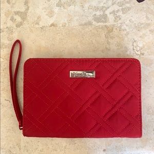 Vera Bradley red wristlet never used
